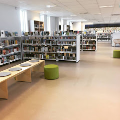 Biblioteket på Ranheim innvendig