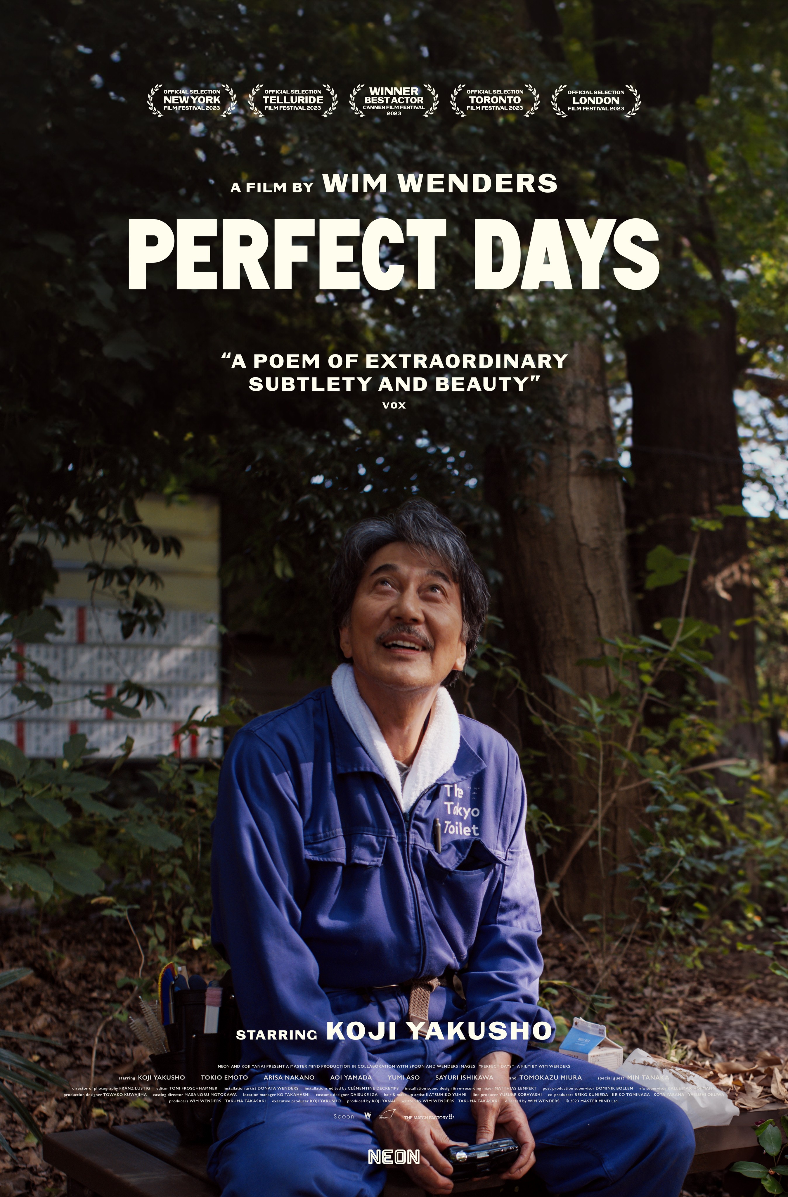 Perfect days plakat