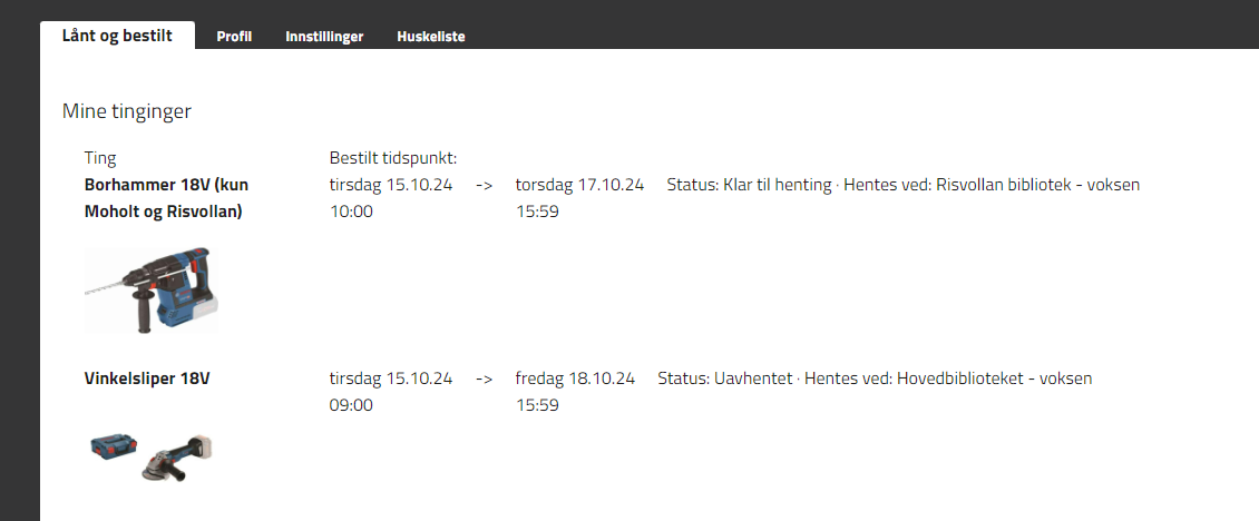 Verkt&oslash;y i Bibliofil