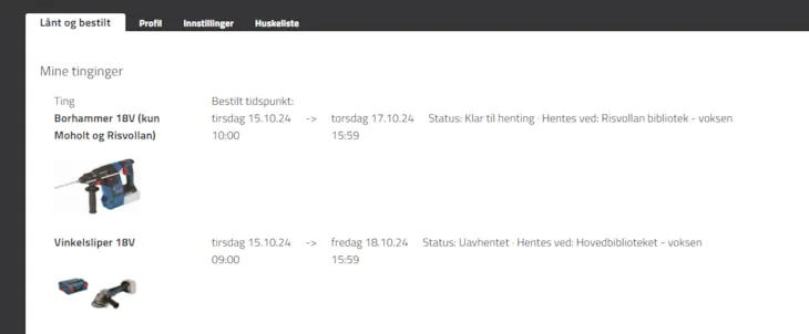 Verktøy i Bibliofil