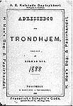 Adressebok Trondhjem 1888