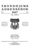 Trondhjems Adressebok 1917
