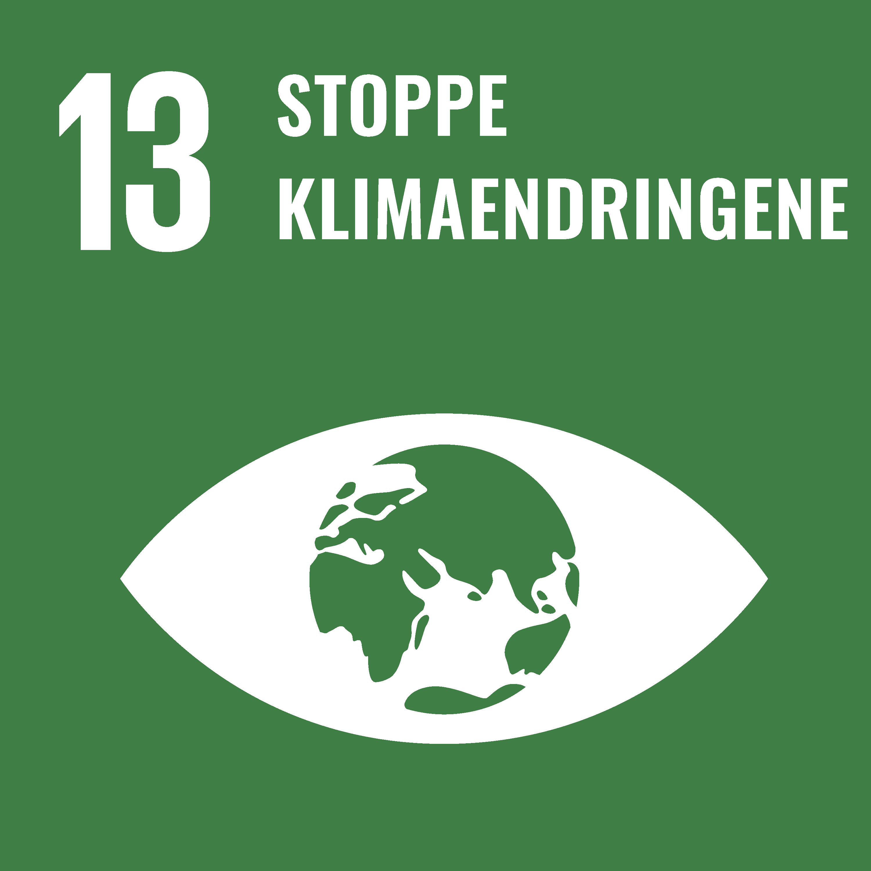 Logo bærekraftsmål nummer 13